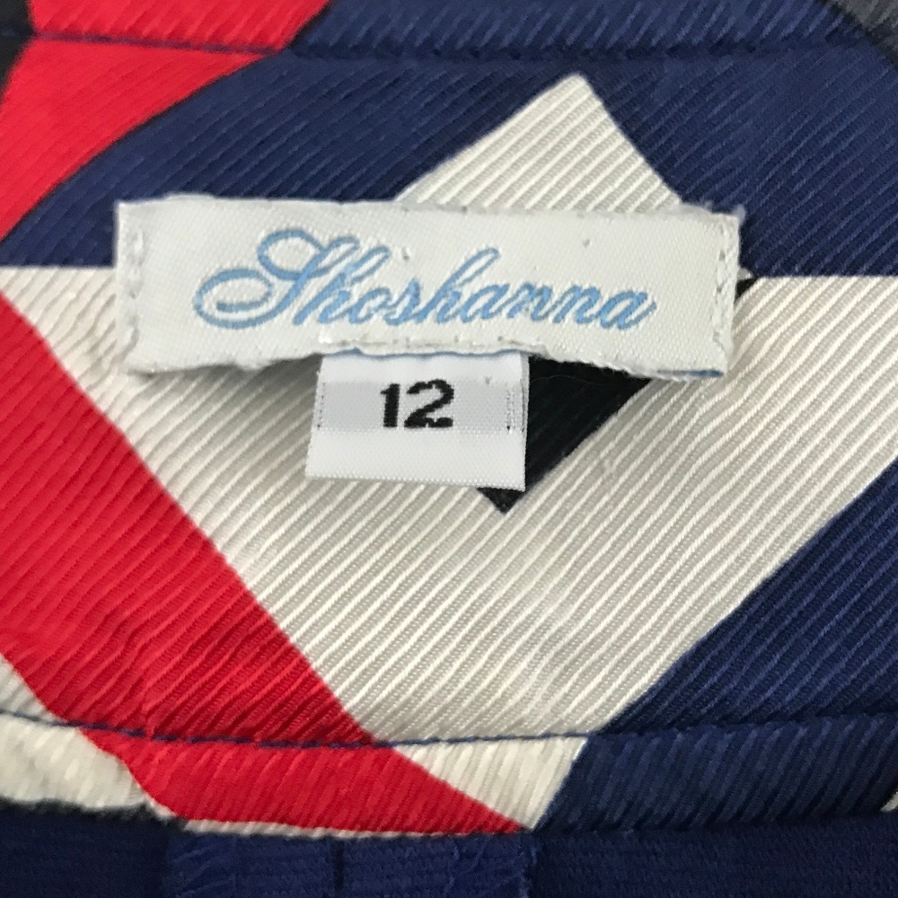 Shoshanna Vintage Mod Dress Navy Size 12 - Picture 4 of 5